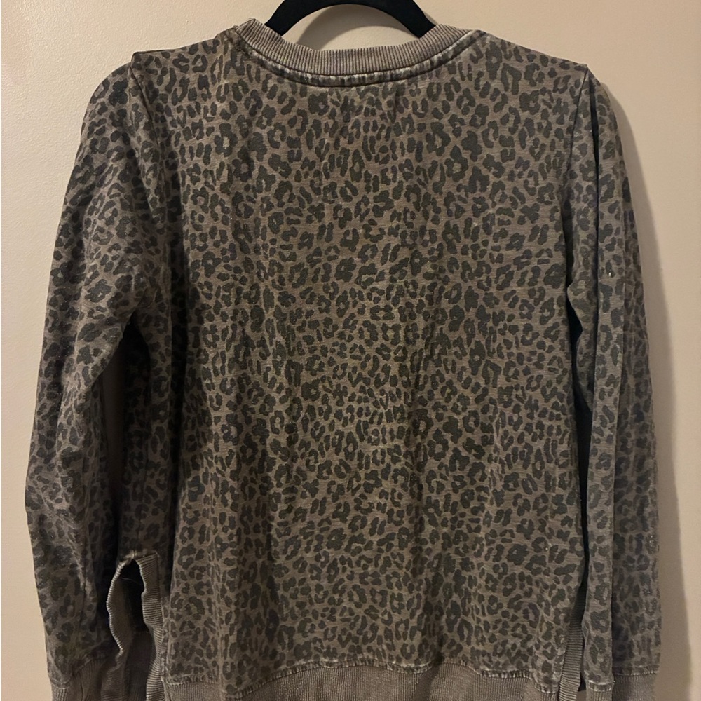 Wallflower Brown and Gray Crew Neck Sweater